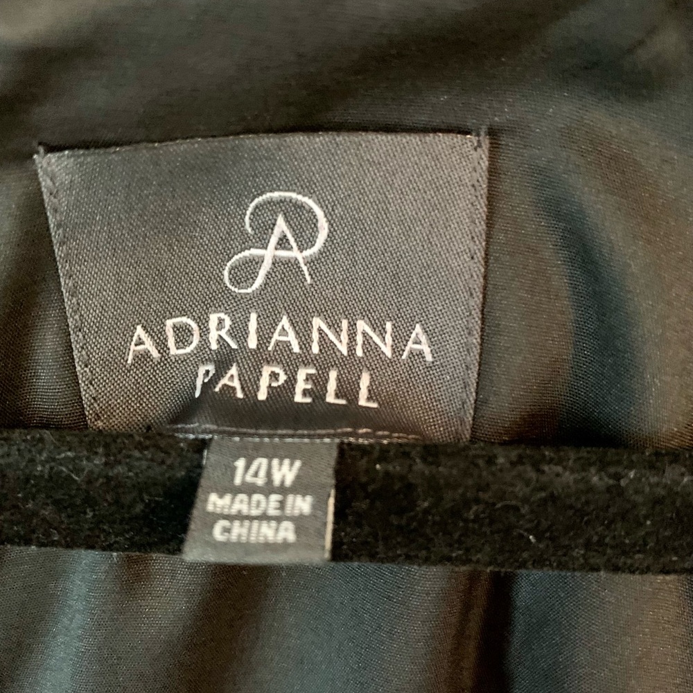 Adrianna Papell Cocktail Dress - 14W - Picture 3 of 11
